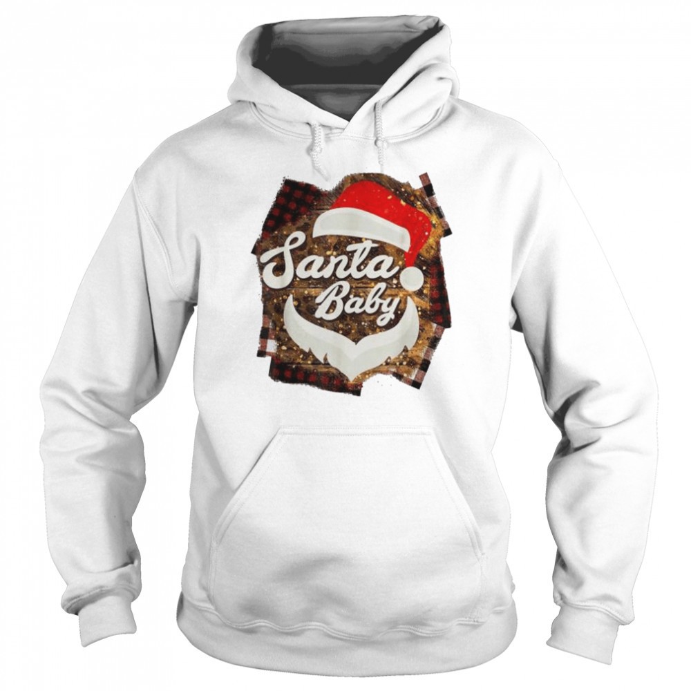 Santa baby cute santa hat Christmas costume shirt