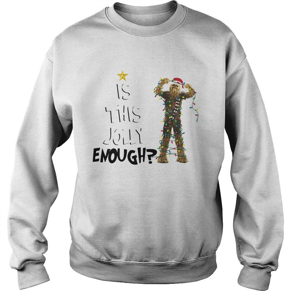 Santa Chewbacca is this jolly enough christmas shirt