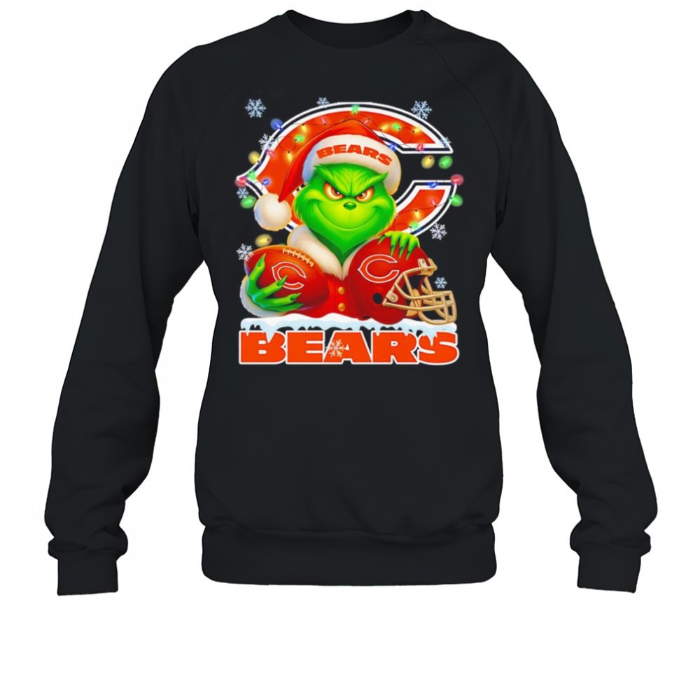 santa-christmas-grinch-chicago-bears-holding-helmet-football-shirt-v8el7l4r Santa Christmas Grinch Chicago Bears holding helmet football shirt