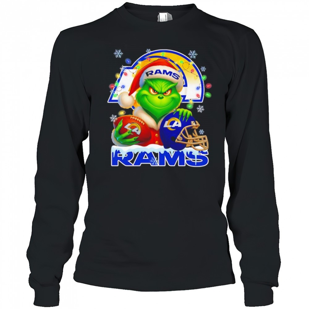 santa-christmas-grinch-los-angeles-rams-holding-helmet-football-shirt-vn664p1d Santa Christmas Grinch Los Angeles Rams holding helmet football shirt