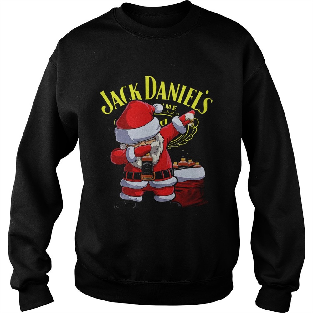 Santa Claus Dabbing Jack Daniels shirt