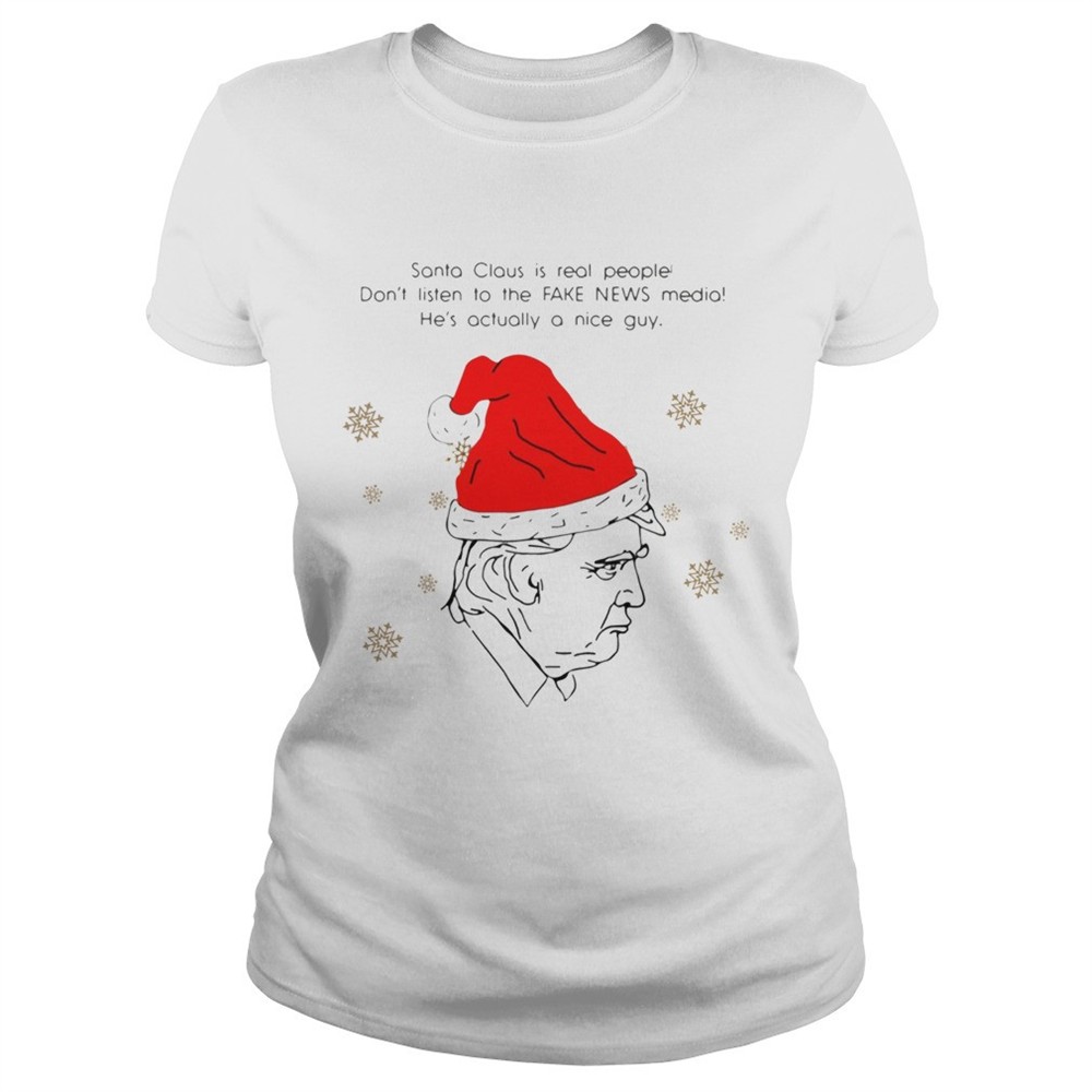 santa-claus-is-real-people-dont-listen-to-the-fake-news-media-trump-christmas-sh-e9zhdjzy Santa Claus Is Real People Dont Listen To The Fake News Media Trump Christmas shirt