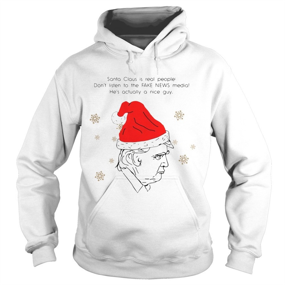 santa-claus-is-real-people-dont-listen-to-the-fake-news-media-trump-christmas-sh-e9zhdjzy Santa Claus Is Real People Dont Listen To The Fake News Media Trump Christmas shirt