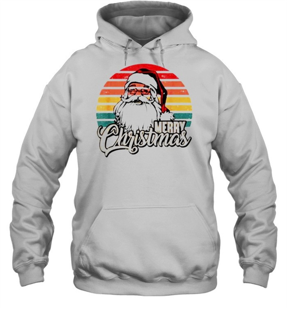 Santa Claus Merry Christmas retro shirt