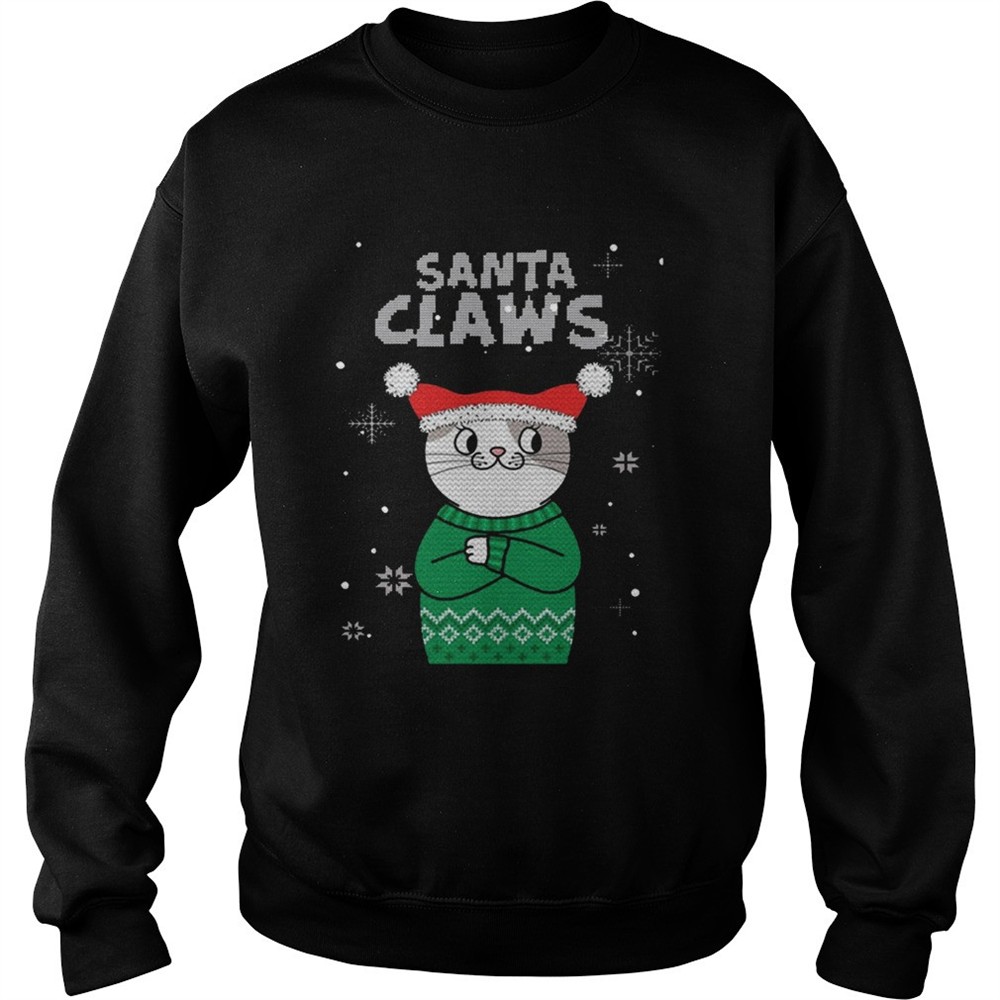 Santa Claws Cat Ugly Christmas shirt