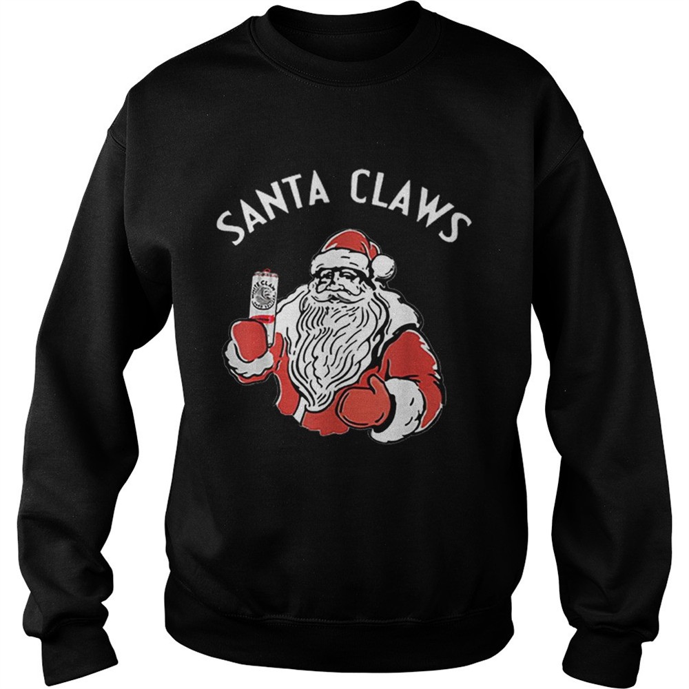 Santa Claws Christmas White Claw Hard Seltzer shirt