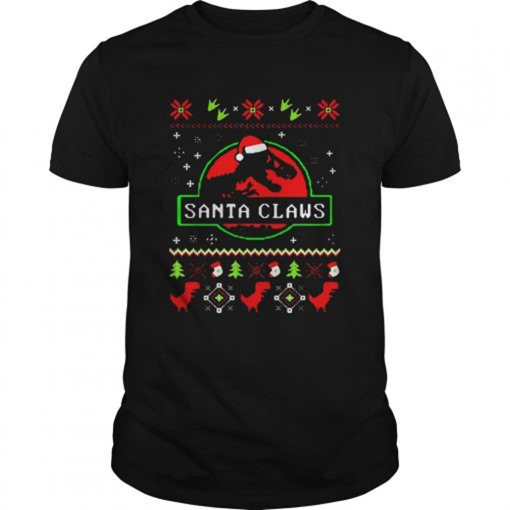 santa-claws-jurassic-park-ugly-christmas-shirt-vrw15uo1 Santa Claws Jurassic Park Ugly Christmas shirt