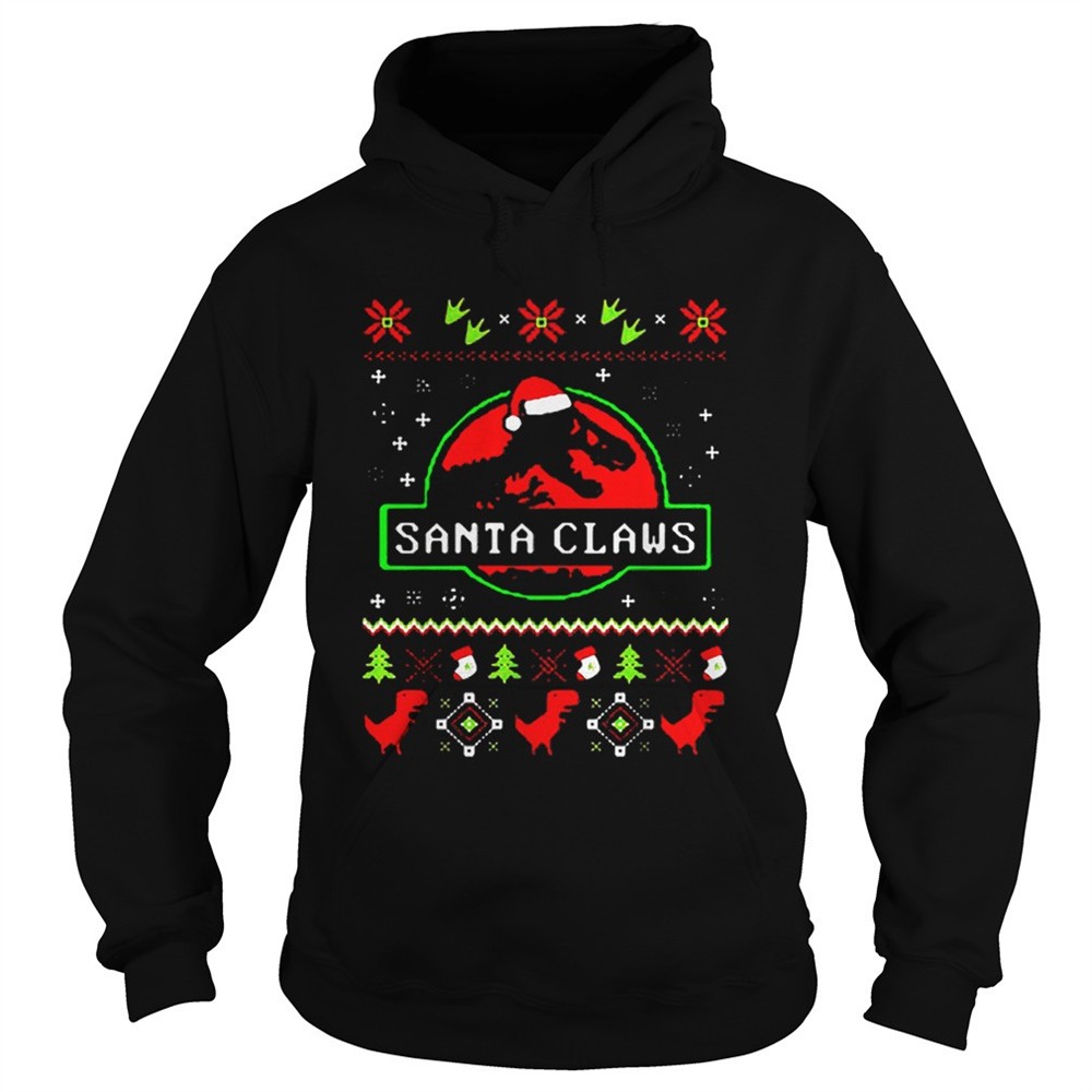 santa-claws-jurassic-park-ugly-christmas-shirt-vrw15uo1 Santa Claws Jurassic Park Ugly Christmas shirt