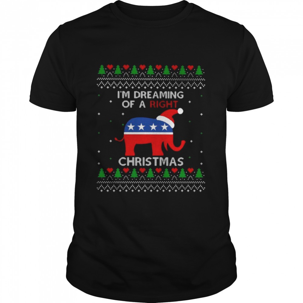 santa-democrat-im-dreaming-of-a-right-ugly-christmas-shirt-h173a6ot Santa Democrat Im dreaming of a right Ugly Christmas shirt