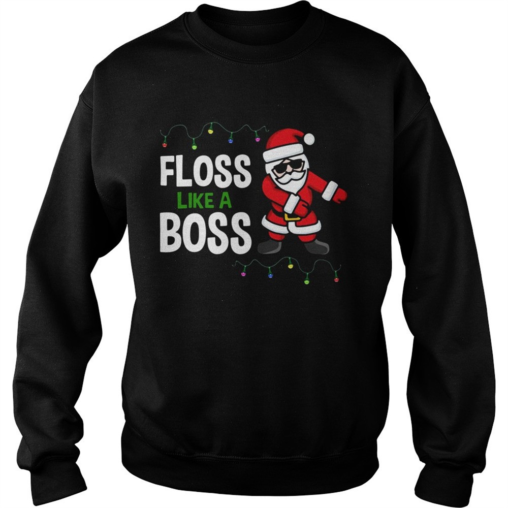 Santa Floss Like A Boss Christmas shirt