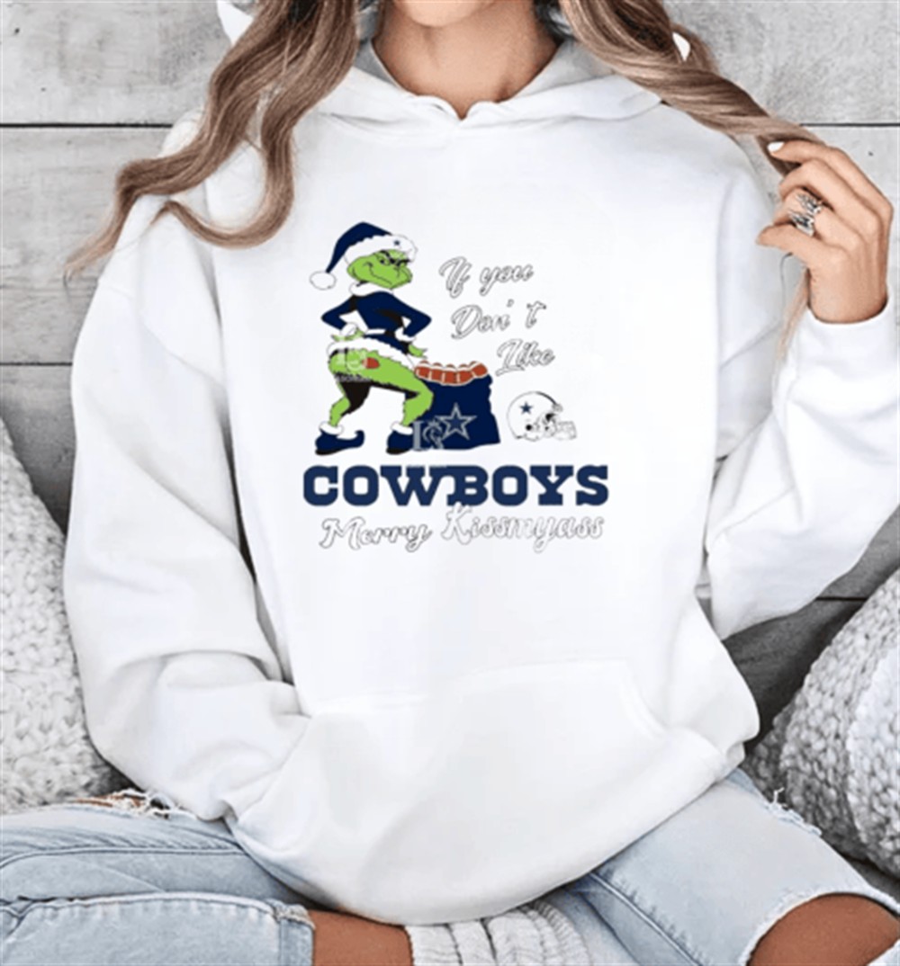 Santa Grinch If You Don’t Like Dallas Cowboys Merry Kissmyass T-Shirt