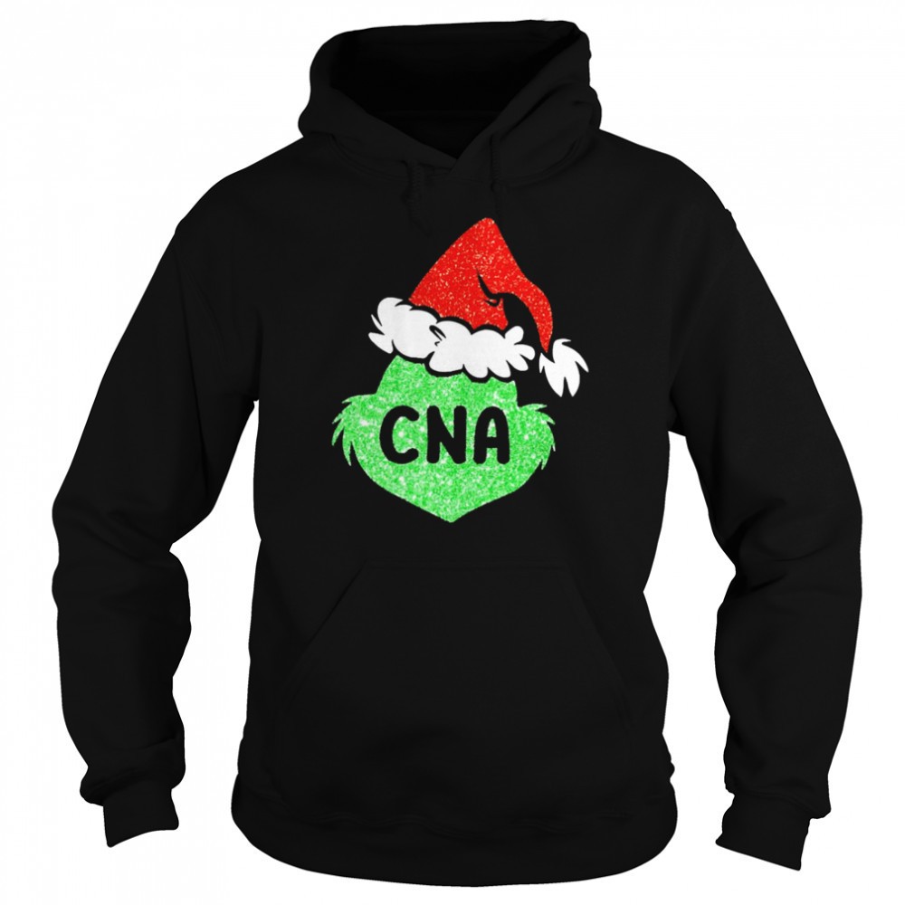 Santa Grinch Silhouette CNA Christmas Sweater Shirt