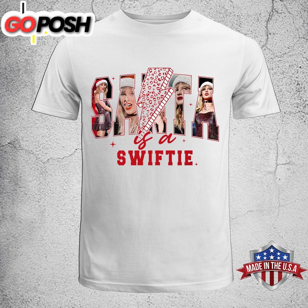 Santa Is A Swiftie Christmas Unisex T-Shirt