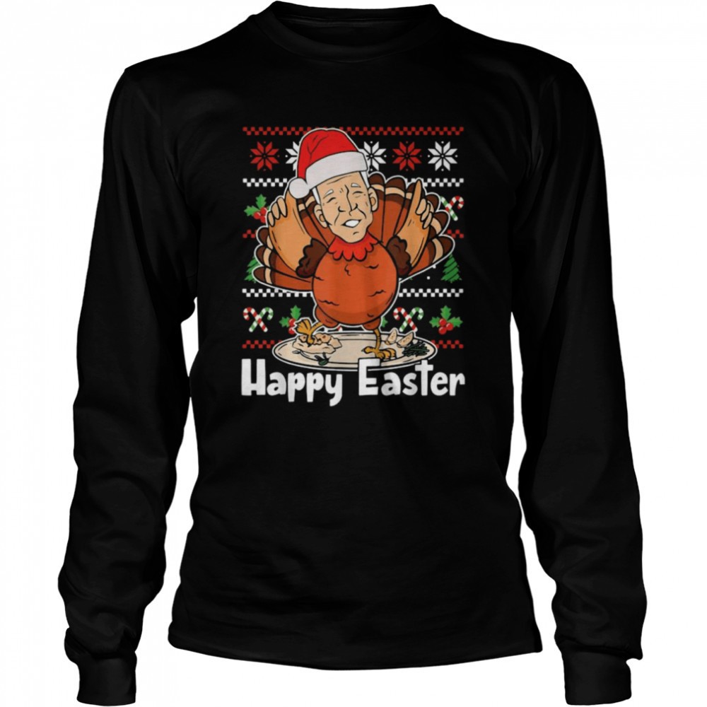 santa-joe-biden-turkey-happy-easter-ugly-christmas-shirt-tzdlzbaf Santa Joe Biden Turkey Happy Easter Ugly Christmas shirt