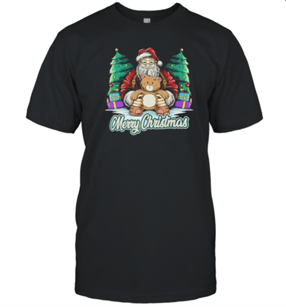 santa-merry-christmas-essential-t-shirt-702b7iuk Santa Merry Christmas Essential T-Shirt