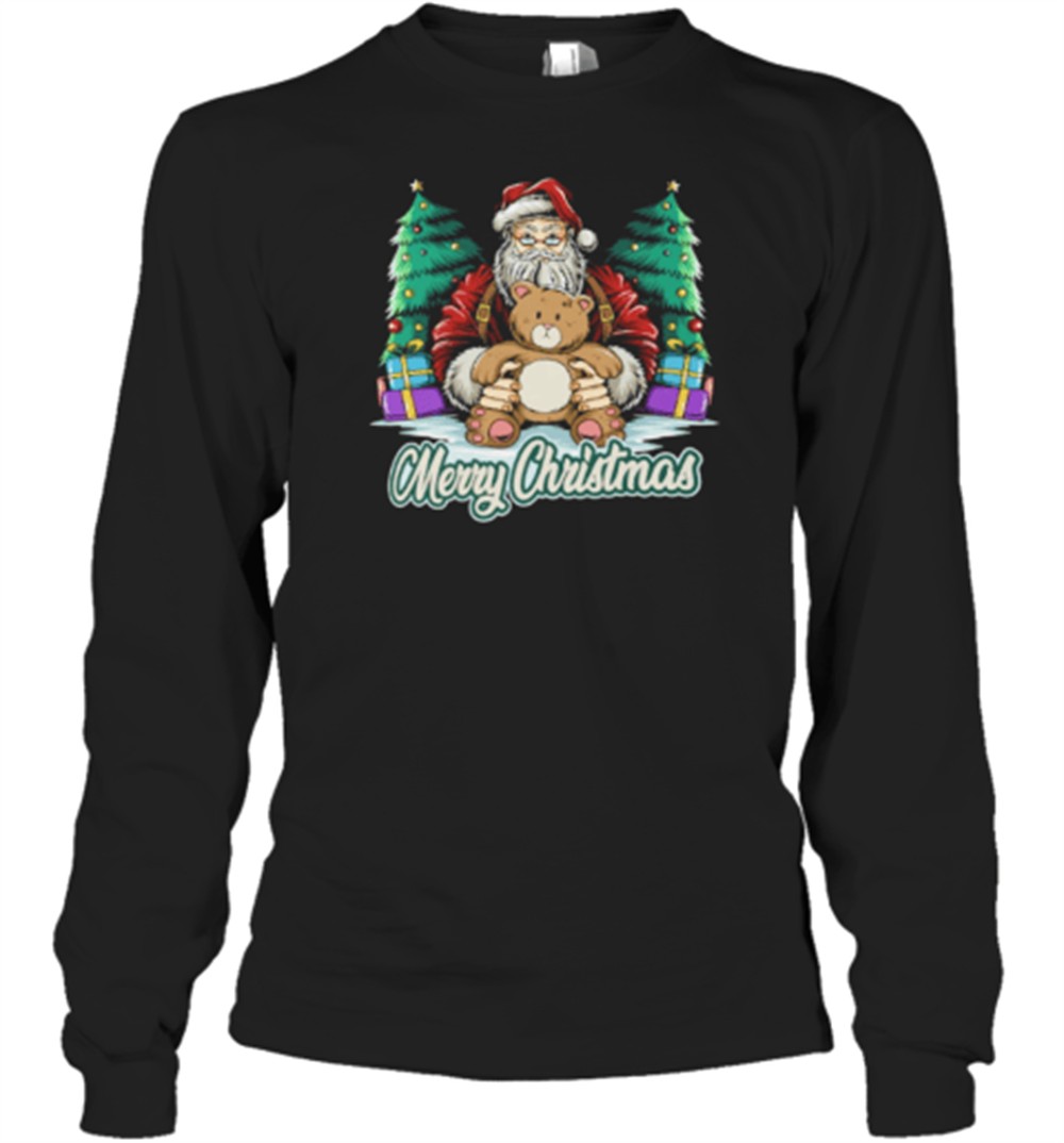 santa-merry-christmas-essential-t-shirt-702b7iuk Santa Merry Christmas Essential T-Shirt