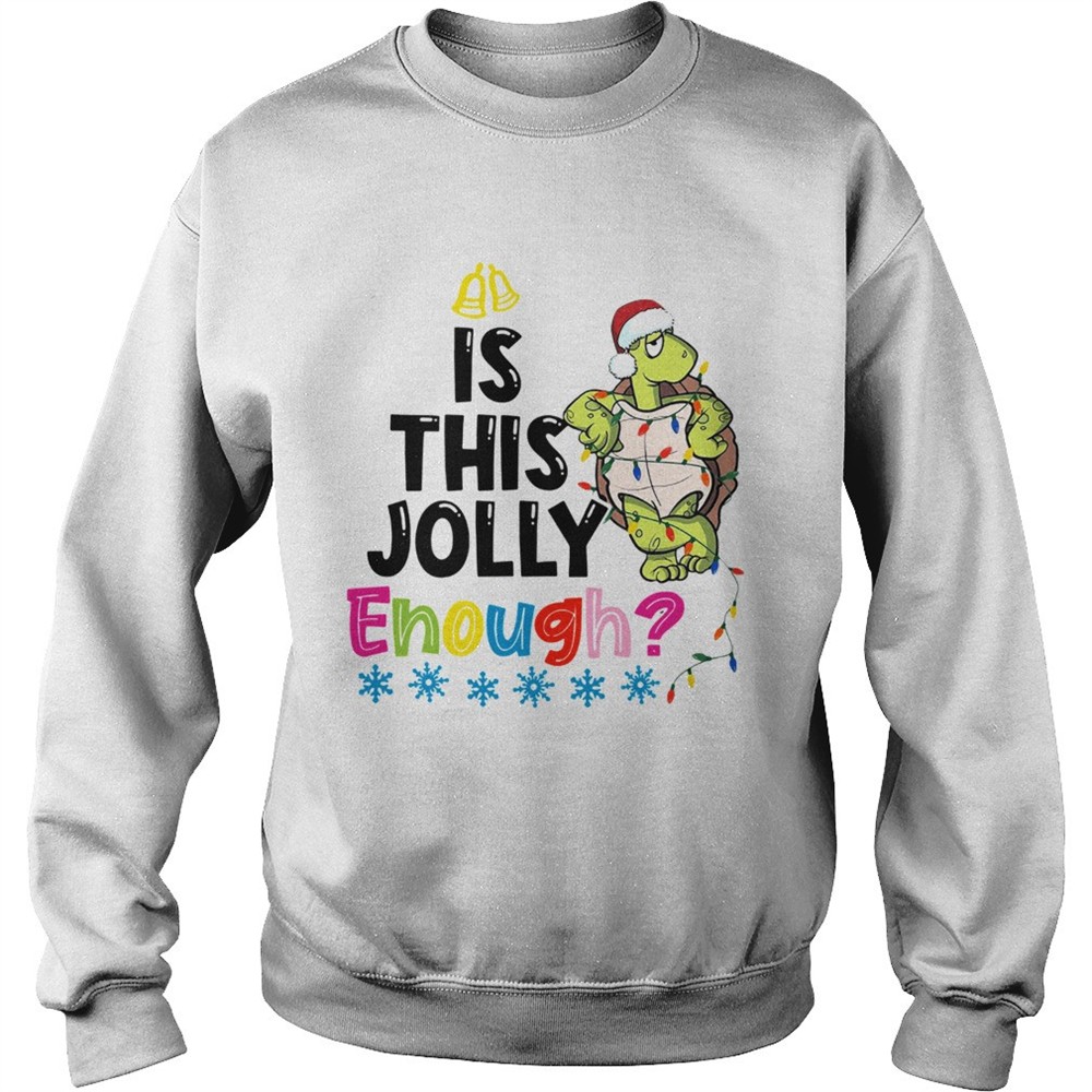 Santa Turtle is this jolly enough christmas shirt