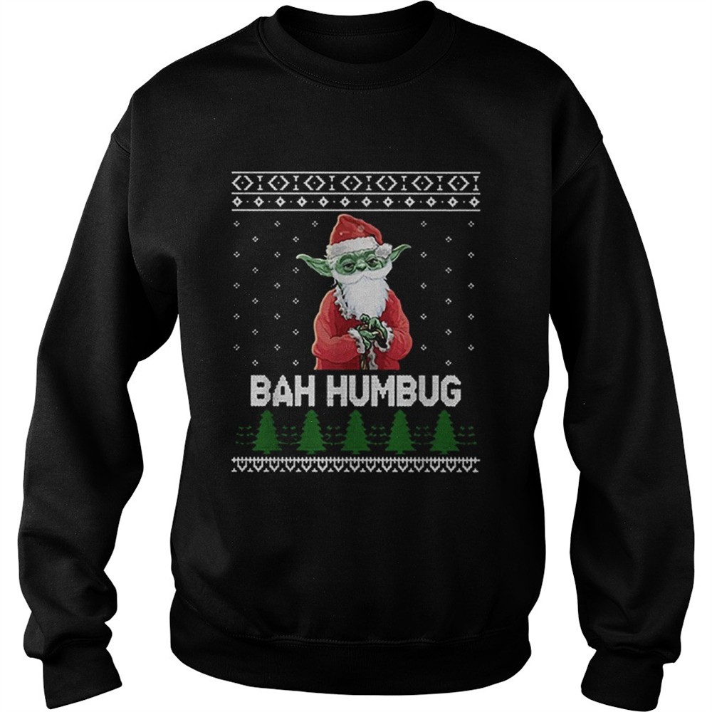 Santa Yoda Bah Humbug Christmas ugly shirt