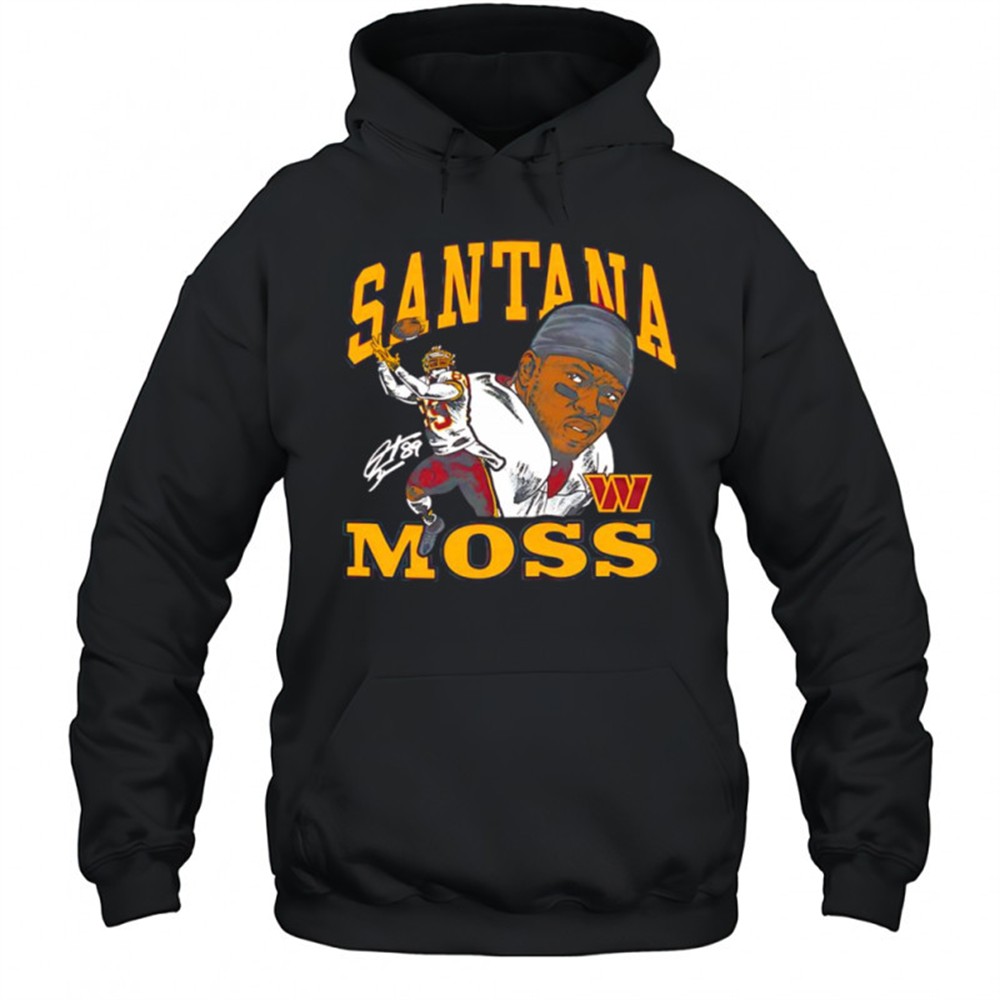 Santana Moss Washington Commanders homage retired player classic signature shirt