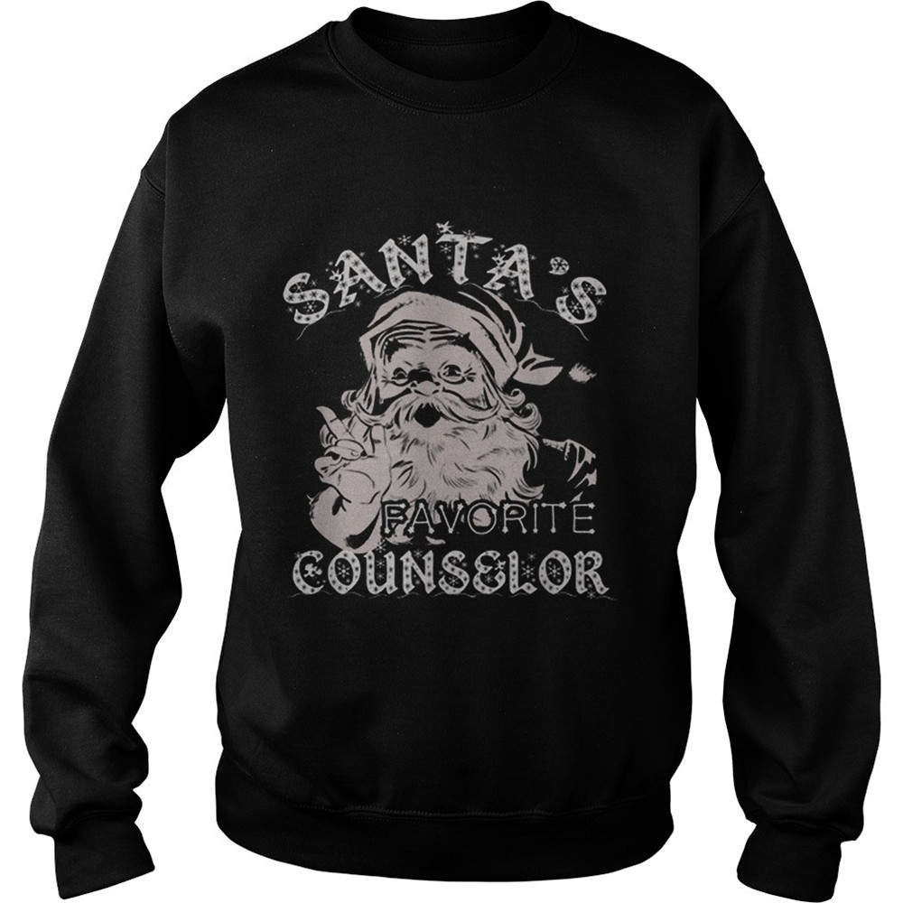 Santas Favorite Counselor Christmas shirt