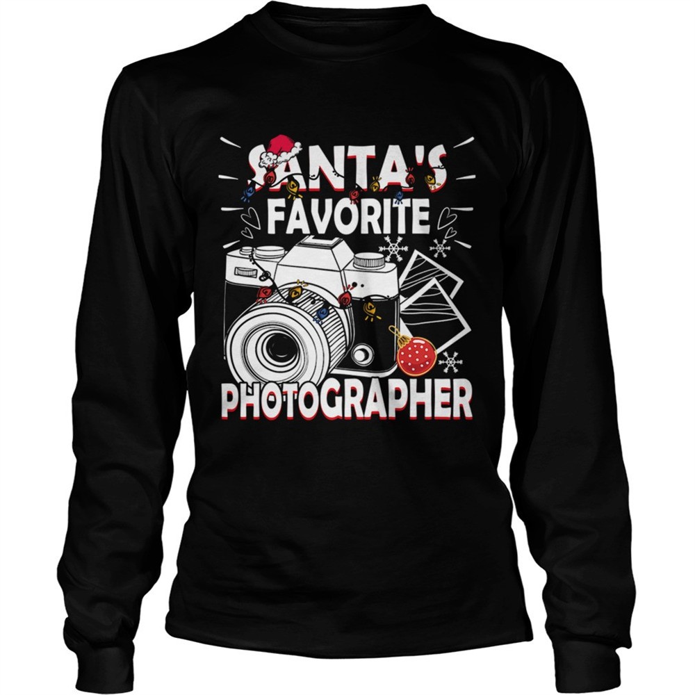 santas-favorite-photographer-christmas-gift-shirt-xidoi3ze Santas Favorite Photographer Christmas Gift shirt