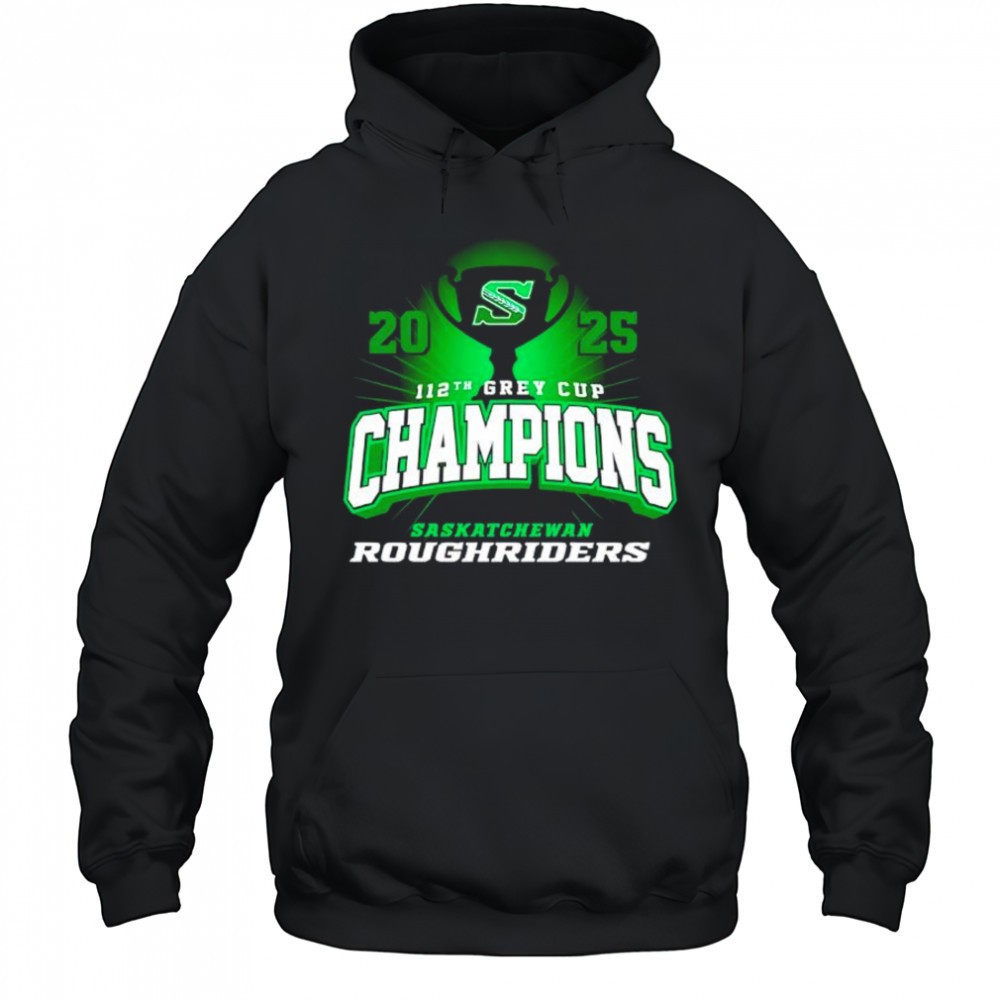 Saskatchewan Roughriders 2025 112th Grey Cup Champions shirt