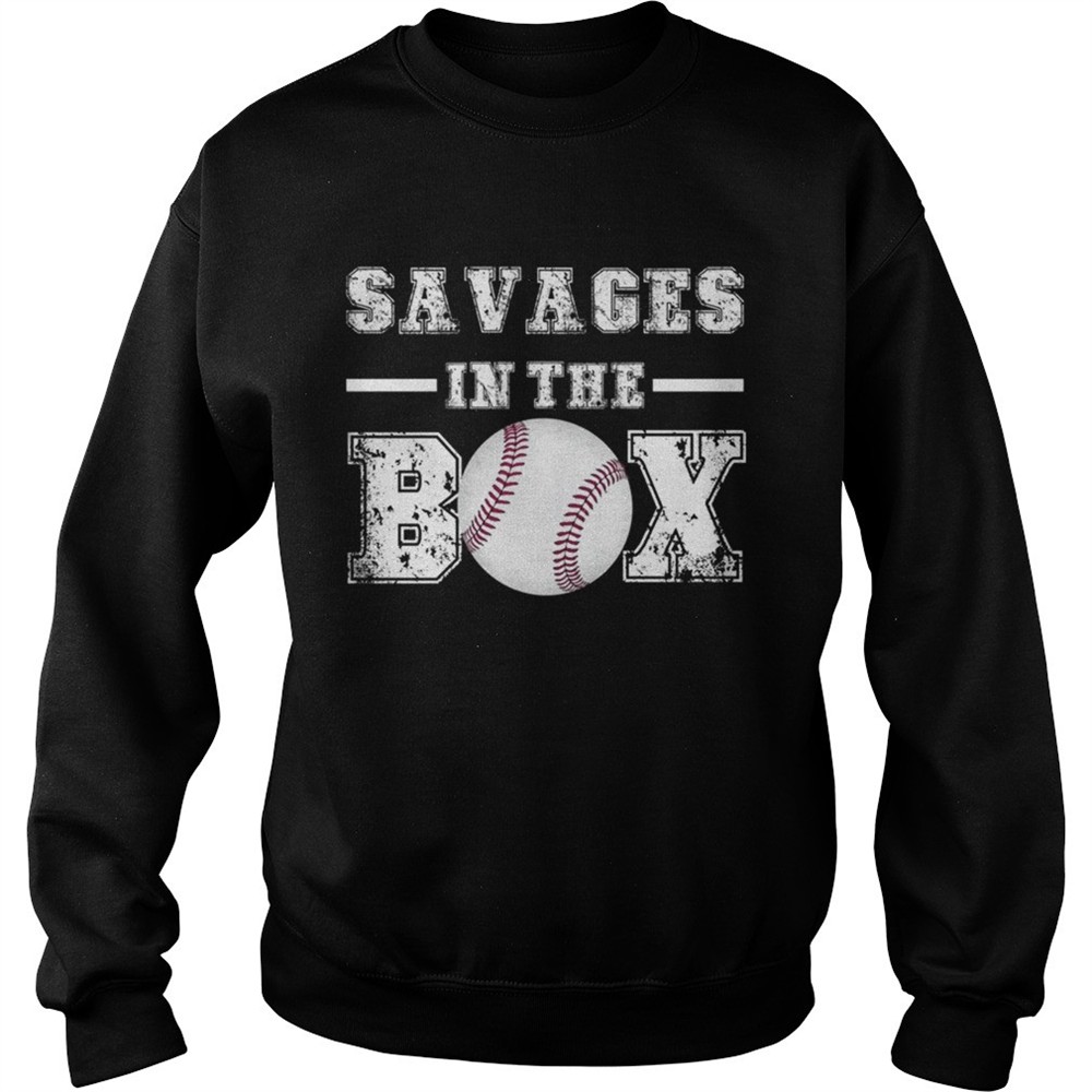 Savages In The Box Shirt Baseball Gift TShirt