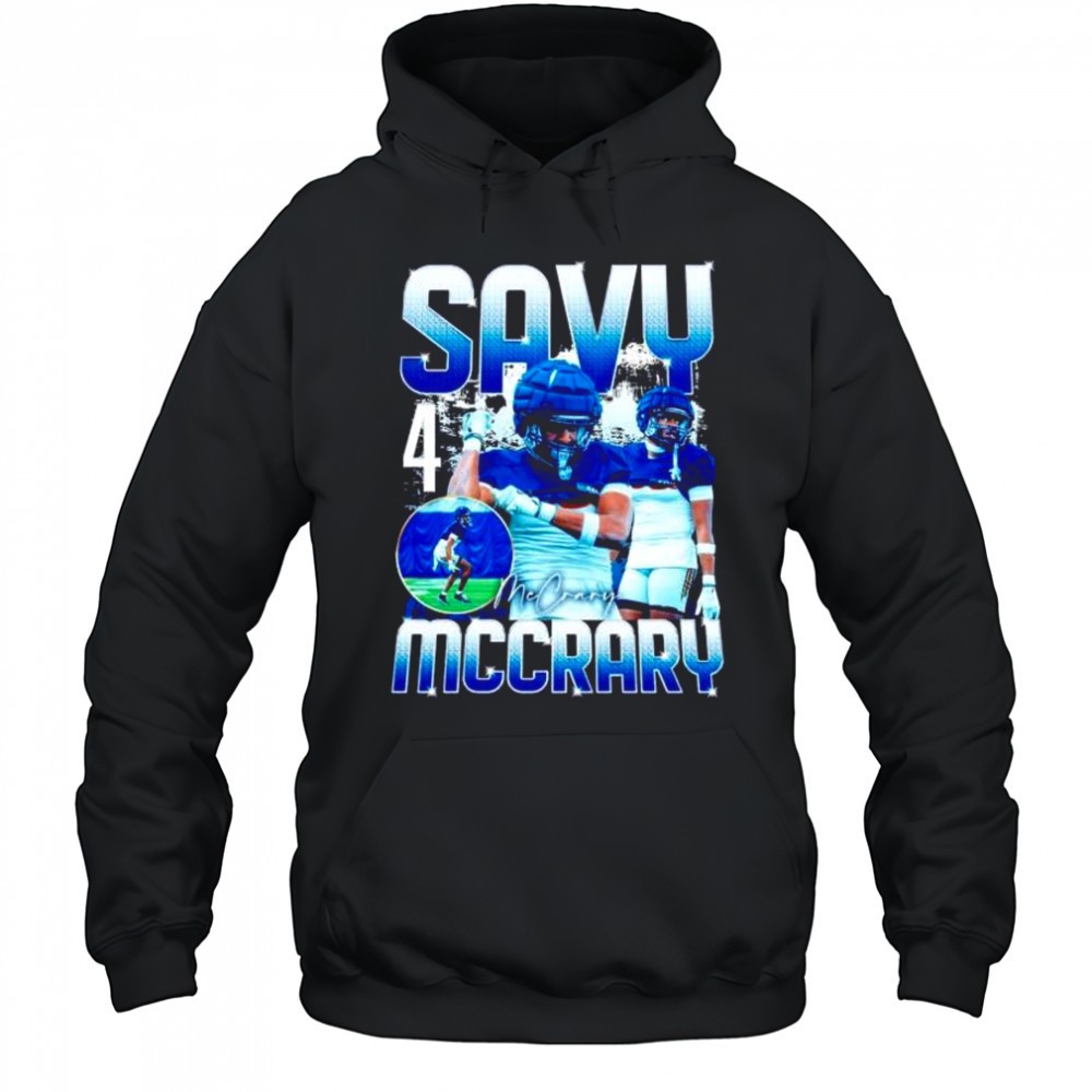 Savy McCrary player collage graphic shirt