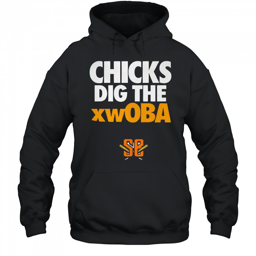 Schaumburg Boomers baseball Chicks dig the xwOBA shirt