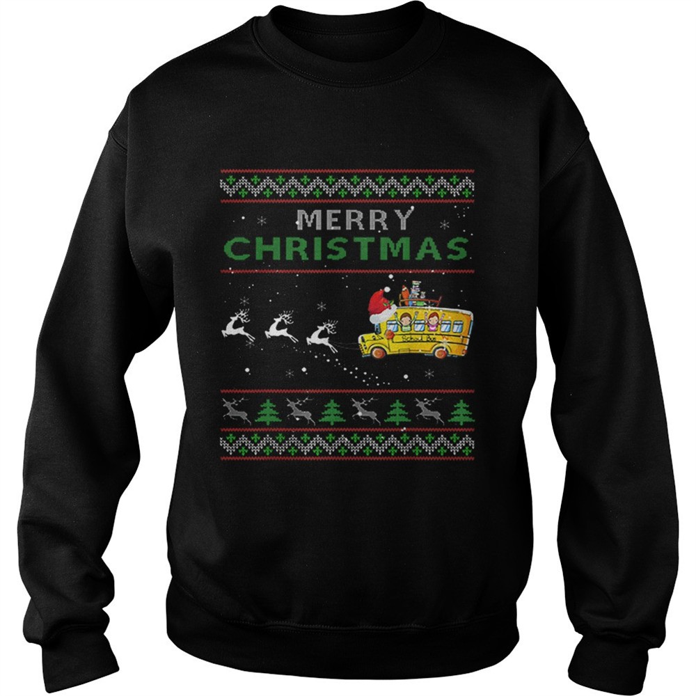 School Bus Driver Merry Christmas Ugly shirt