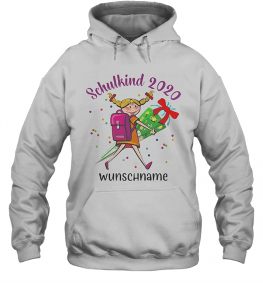 Schulkind 2025 Wunschname T-Shirt
