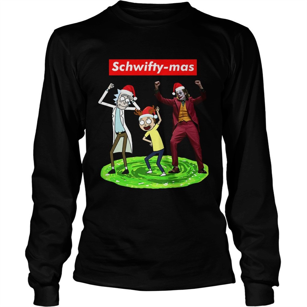 schwifty-mas-rick-and-morty-and-joker-dancing-shirt-xpqvchcr Schwifty mas Rick and Morty and Joker dancing shirt