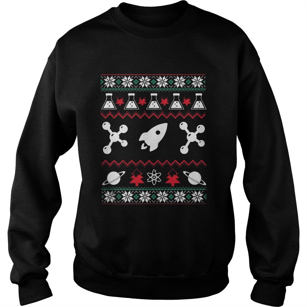 Science Christmas ugly tshirt