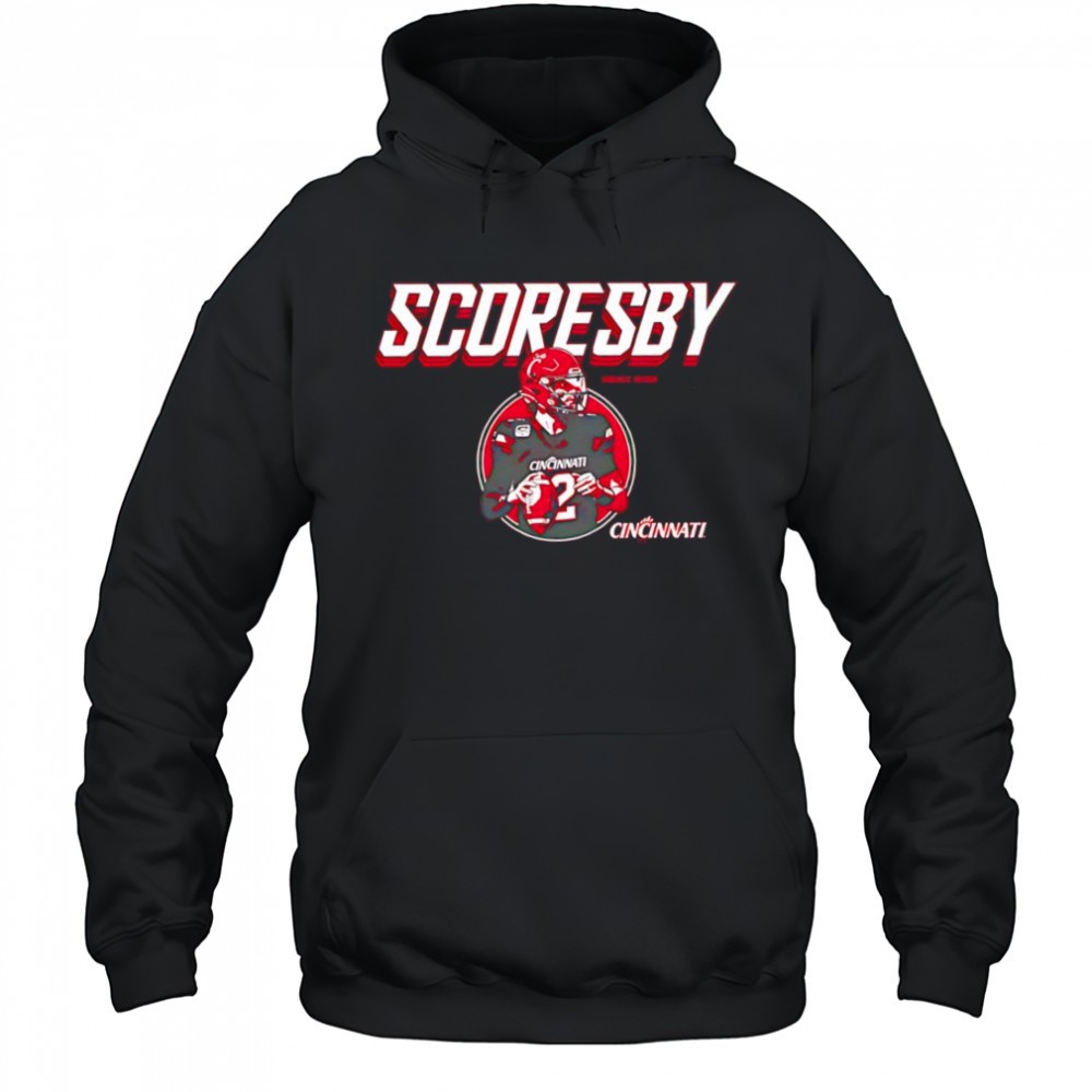 Scoresby Brendan Sorsby Cincinnati Bearcats football player shirt
