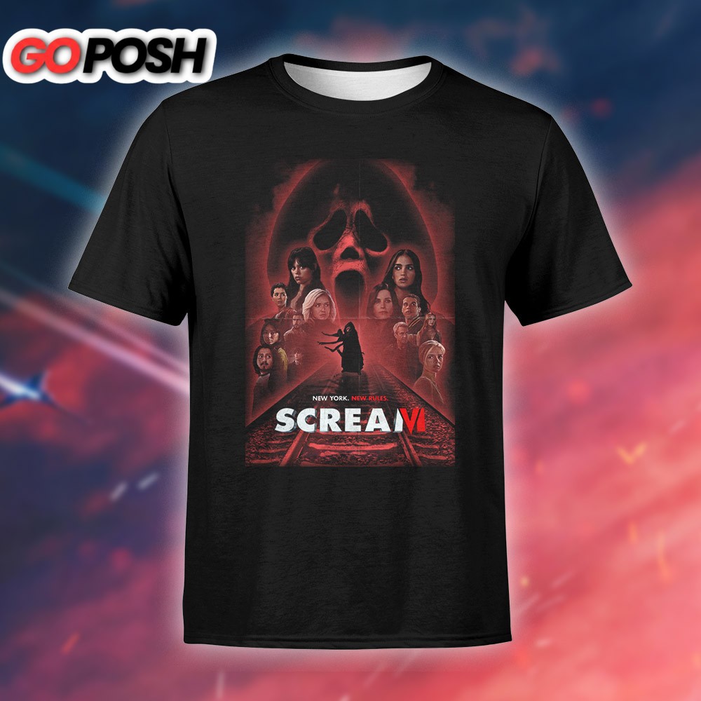Scream VI New York New Rules Poster T-shirt