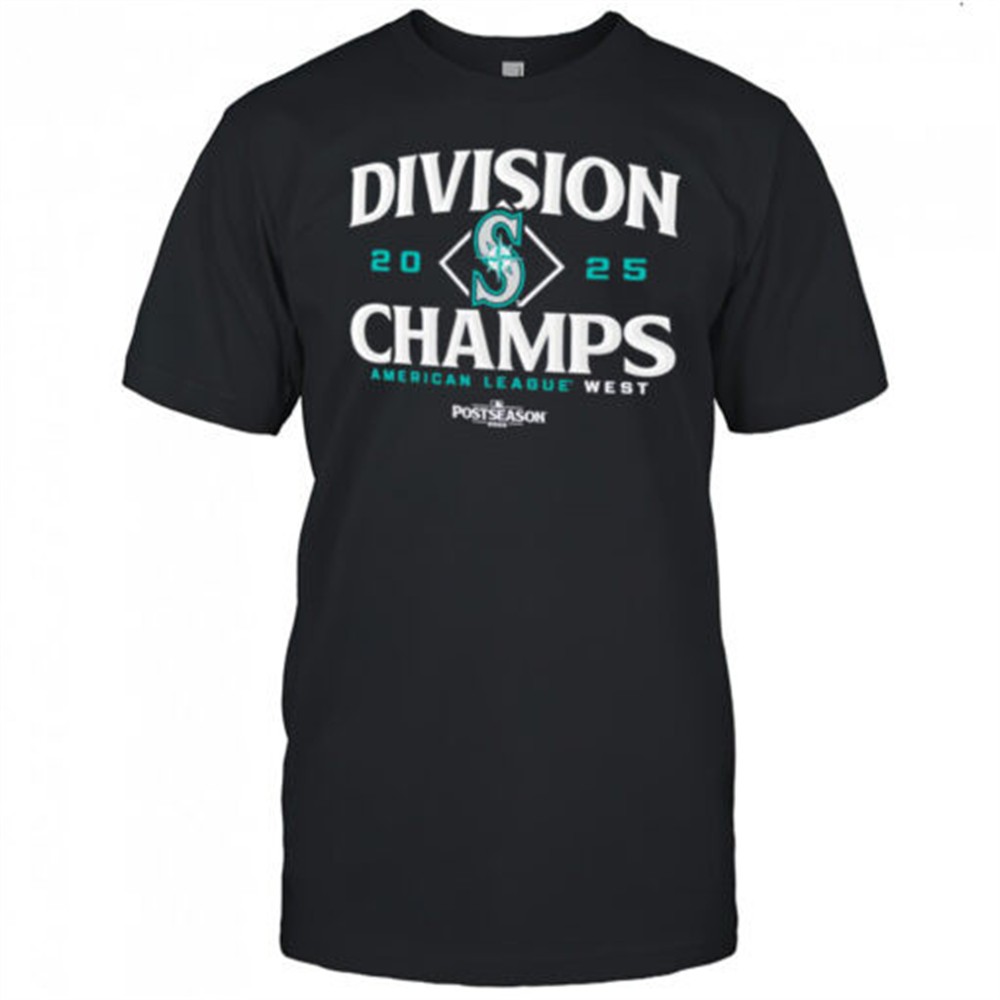 seattle-mariners-2025-al-west-division-champions-shirt-8htdf818 Seattle Mariners 2025 AL West Division Champions shirt