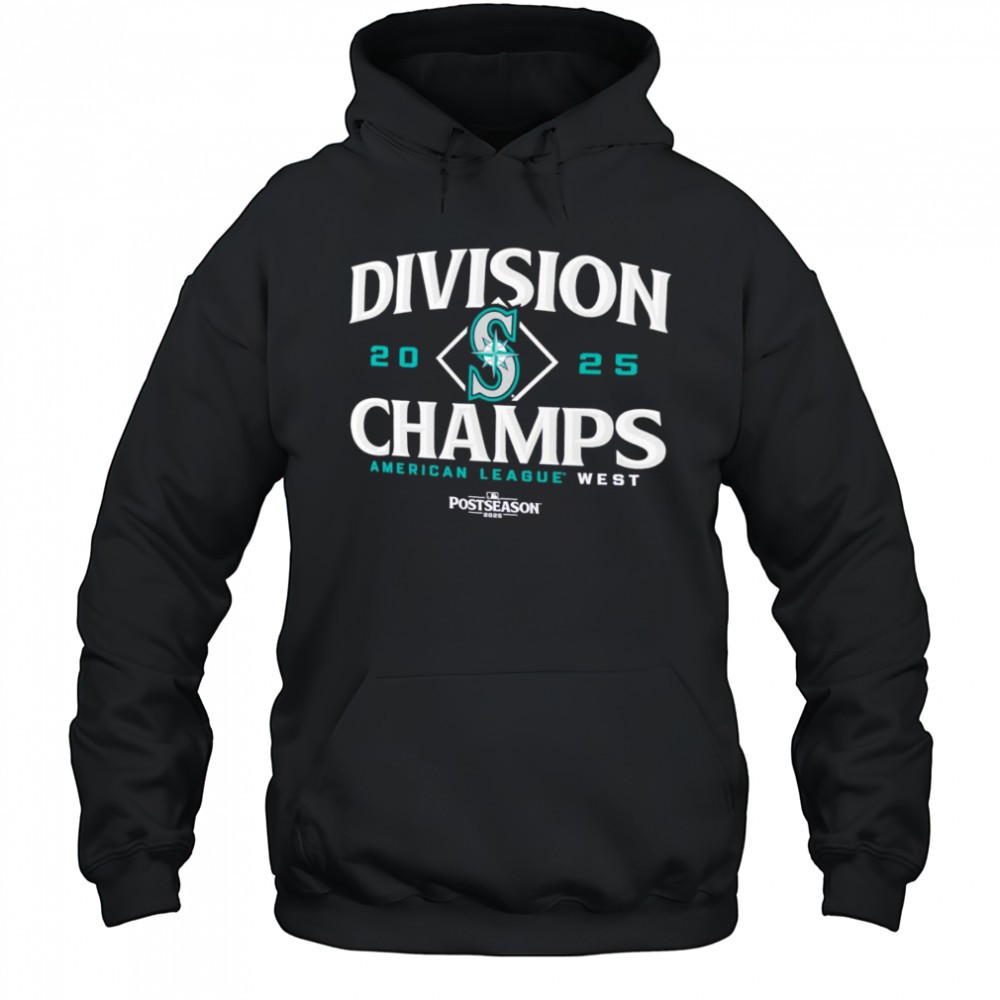 Seattle Mariners 2025 AL West Division Champions shirt