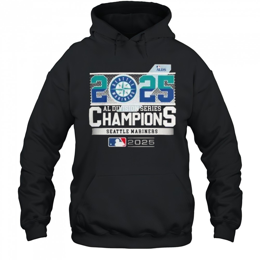 Seattle Mariners 2025 MLB Postseason Al Division Series Champions T-Shirt