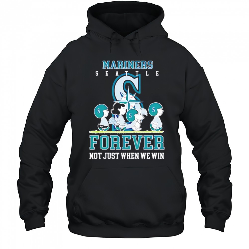 Seattle Mariners forever not just when we win Peanuts shirt