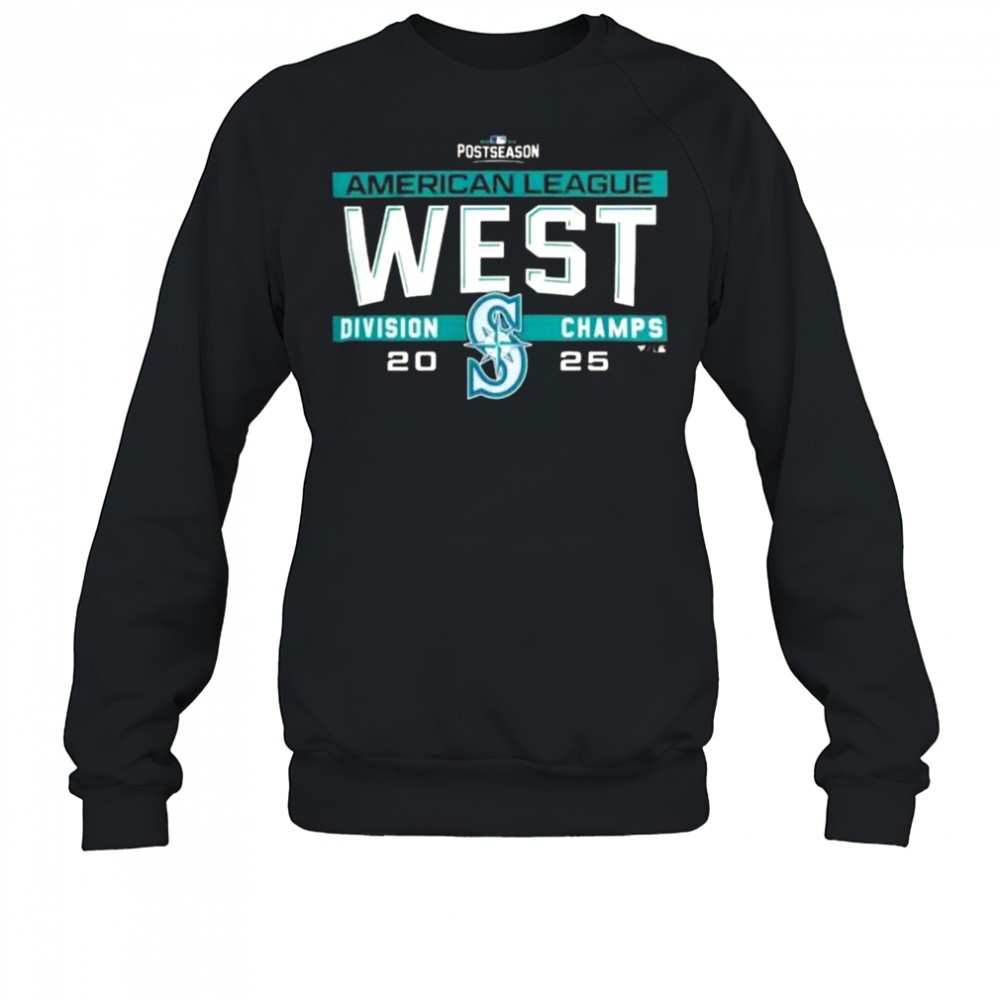seattle-mariners-mlb-2025-al-west-division-title-postseason-locker-room-team-t-s-knv754g5 Seattle Mariners MLB 2025 Al West Division Title Postseason Locker Room Team T-Shirt
