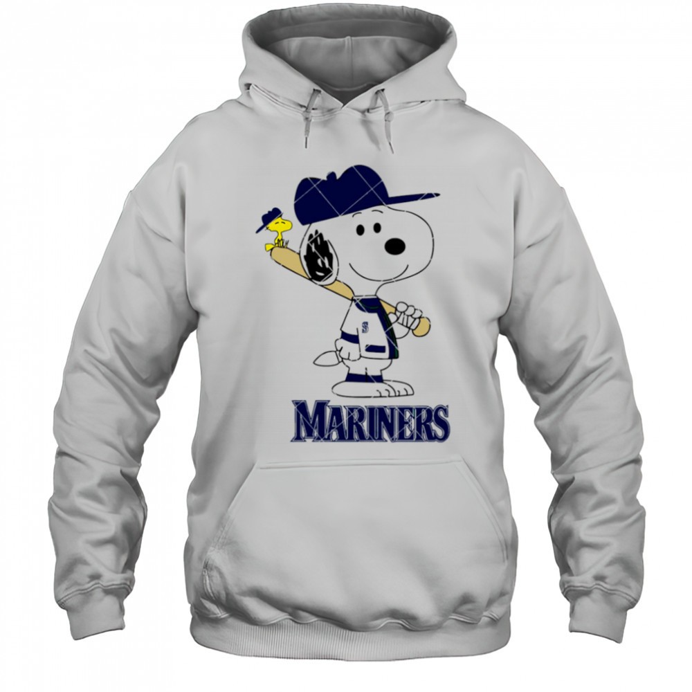 Seattle Mariners Snoopy Baseball funny cartoon shirt