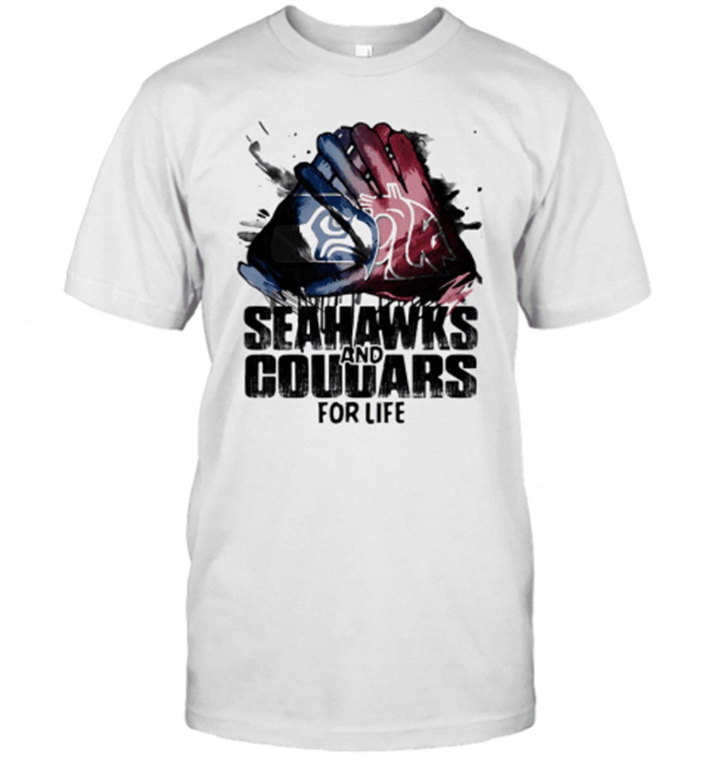 seattle-seahawks-and-washington-state-cougars-for-life-art-t-shirt-q2mtlgms Seattle Seahawks And Washington State Cougars For Life Art T-Shirt