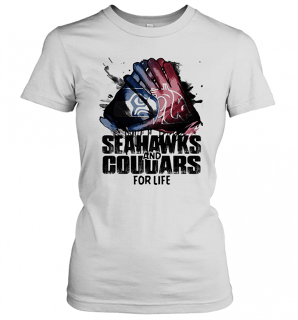 seattle-seahawks-and-washington-state-cougars-for-life-art-t-shirt-q2mtlgms Seattle Seahawks And Washington State Cougars For Life Art T-Shirt