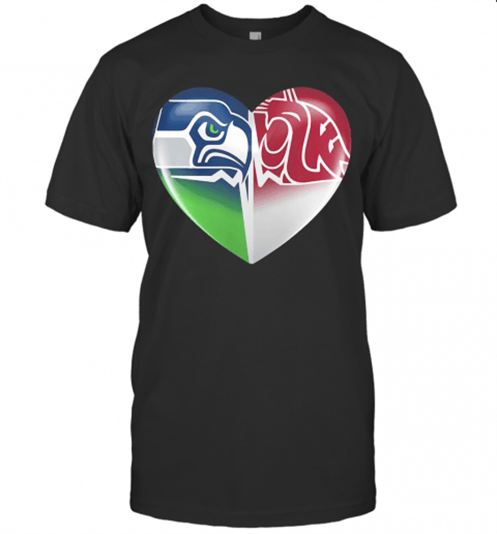 seattle-seahawks-and-washington-state-cougars-t-shirt-wnj79w10 Seattle Seahawks And Washington State Cougars T-Shirt