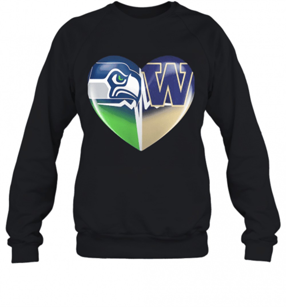 seattle-seahawks-and-winnipeg-blue-bombers-heart-heartbeat-t-shirt-dwydm4jz Seattle Seahawks And Winnipeg Blue Bombers Heart Heartbeat T-Shirt