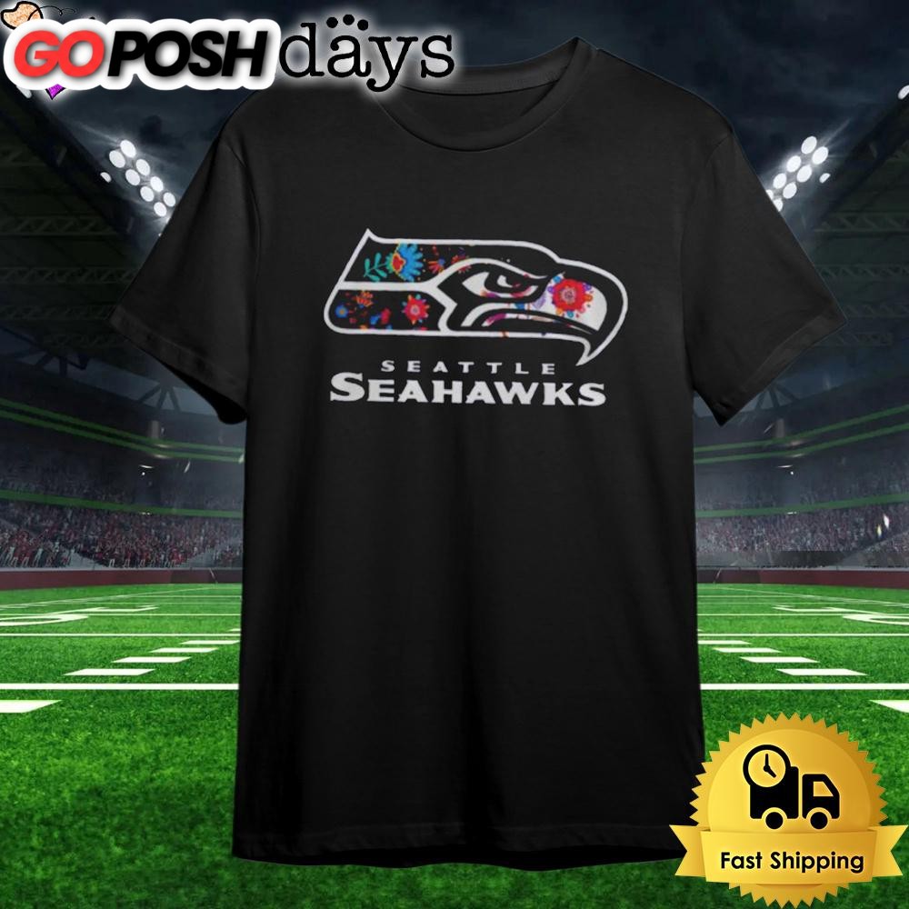 Seattle Seahawks Dia De Los Muertos T Shirt
