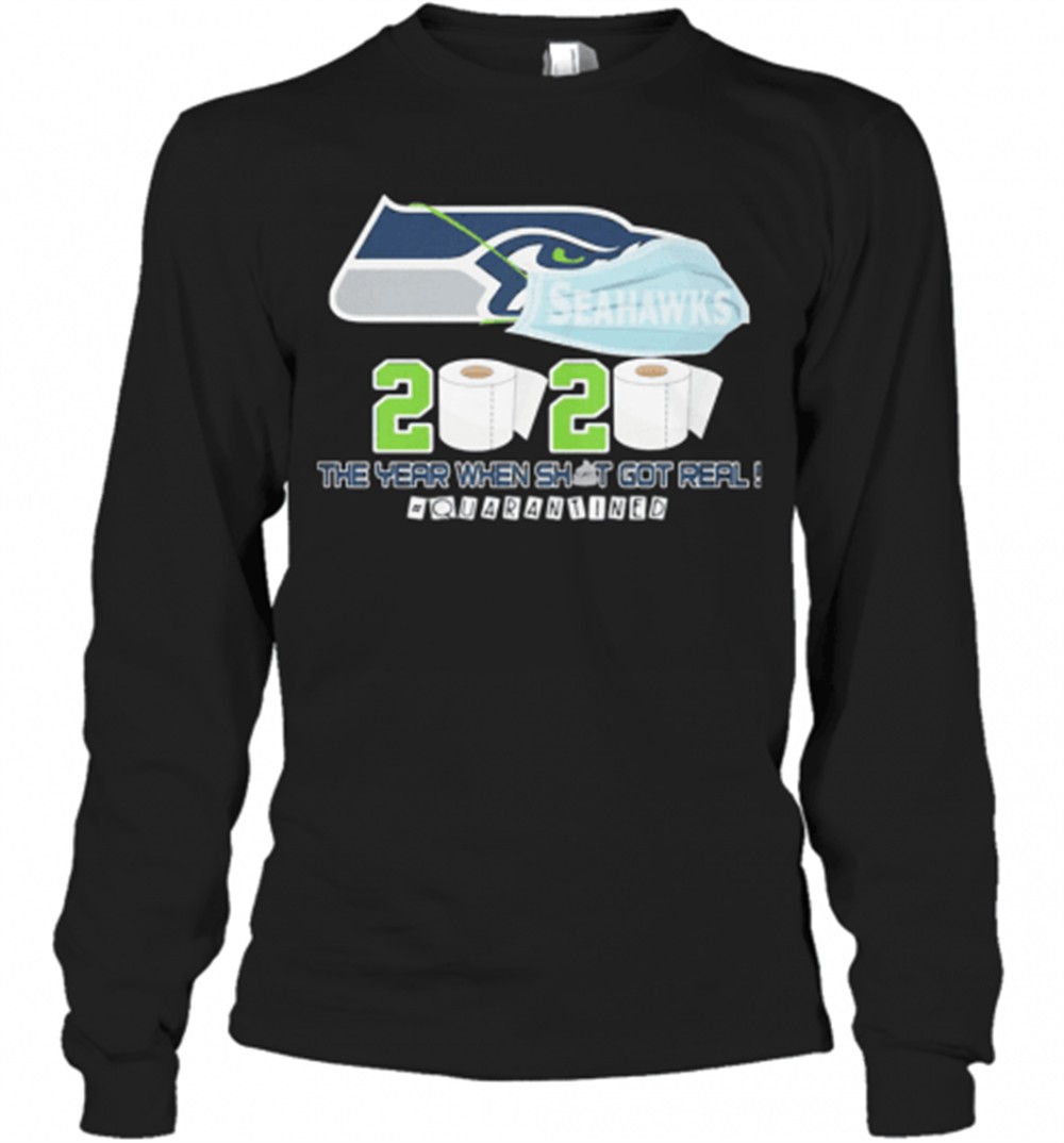 seattle-seahawks-football-2020-the-year-when-shit-got-real-quarantined-toilet-pa-tuhsp04o Seattle Seahawks Football 2020 The Year When Shit Got Real Quarantined Toilet Paper Mask Covid 19 T-Shirt