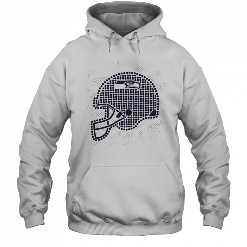 Seattle Seahawks polka dots helmet shirt