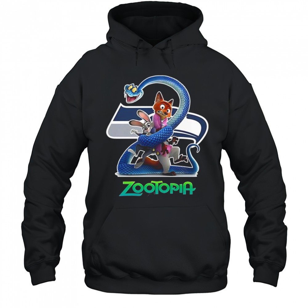 Seattle Seahawks Zootopia 2 T-Shirt