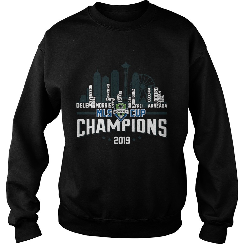 Seattle Sounders MLS Cup Champions 2019 Building shirt